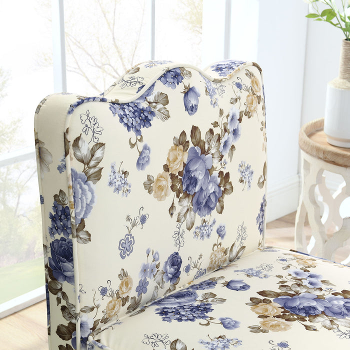 Stylish Flannel Dining Chair With Soft Cushion And Backrest