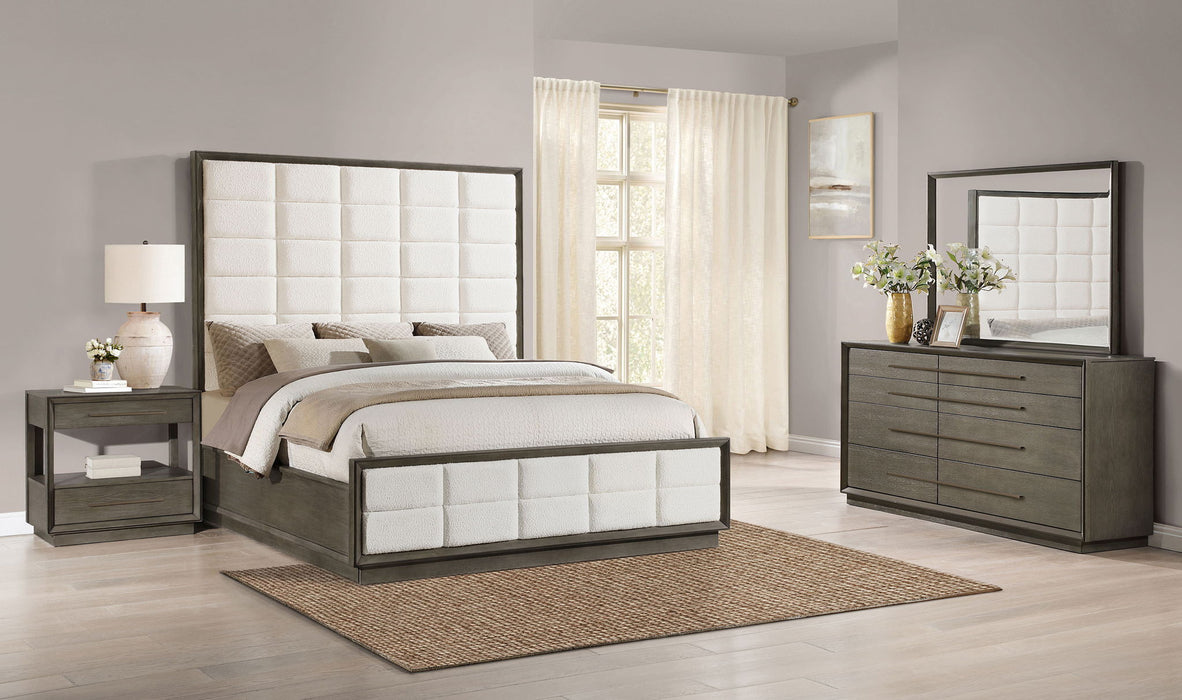 Durango 4-piece California King Bedroom Set Taupe Oak