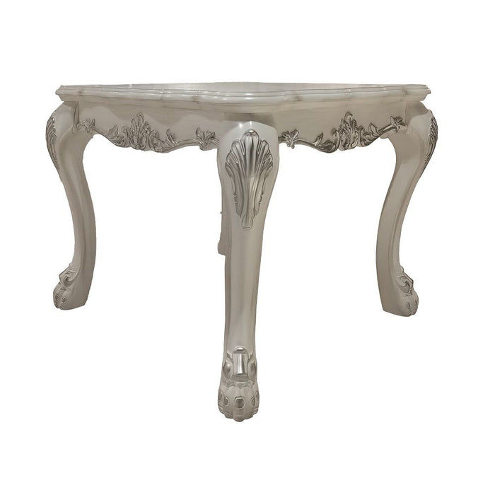 Dresden - End Table - Bone White