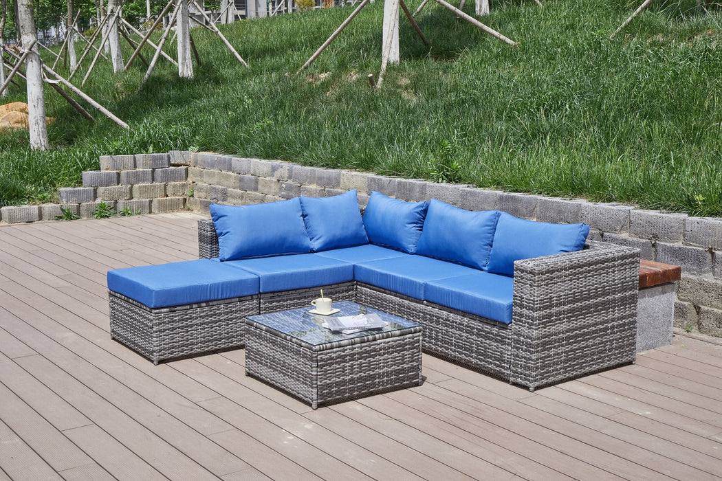 Patio Sofa With Cushions