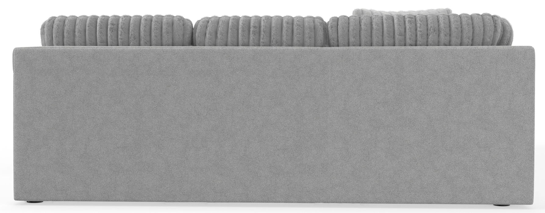 Logan - Upholstered Sectional With Comfort Coil Seating - 46" Cocktail Ottoman And Accent Pillows Included