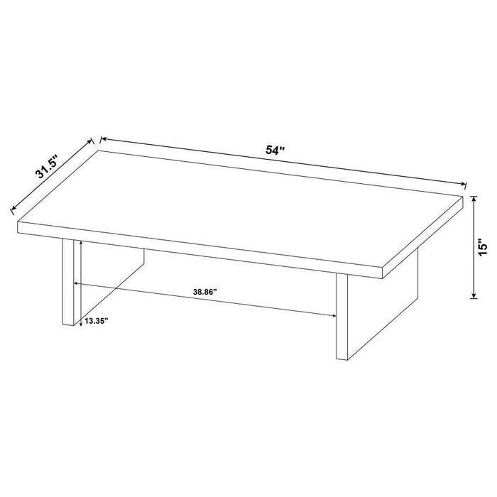 Max - Rectangular Coffee Table Set