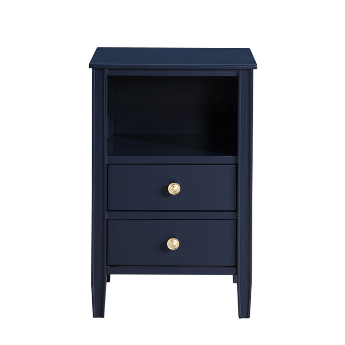 Winston - 2 Drawer Storage Nightstand
