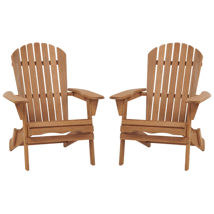 Oversize Outdoor Folding Adirondack Chair, Patio Chair For Garden