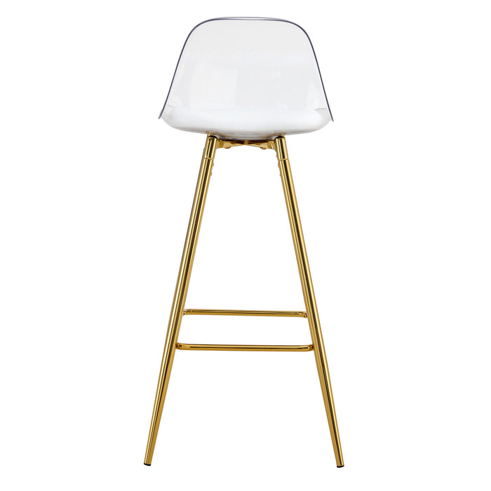 Stylish Upholstered Bar Chairs With Metal Leg