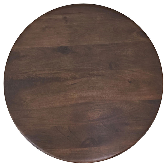 Columbo - 3 Piece Coffee And End Table Set With Round Tops - Brown