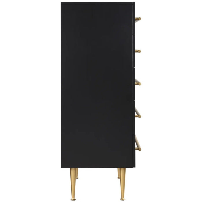 Contemporary 5 Drawer Chest For Bedroom