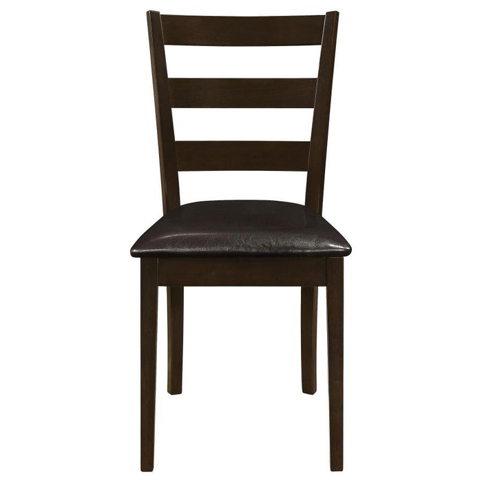 Guillen - 5 Piece Rectangular Dining Table Set - Cappuccino