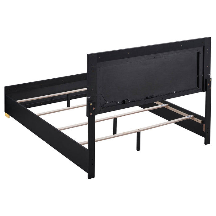Jeremiah - LED Panel Bed With Touch Controlled Lighting