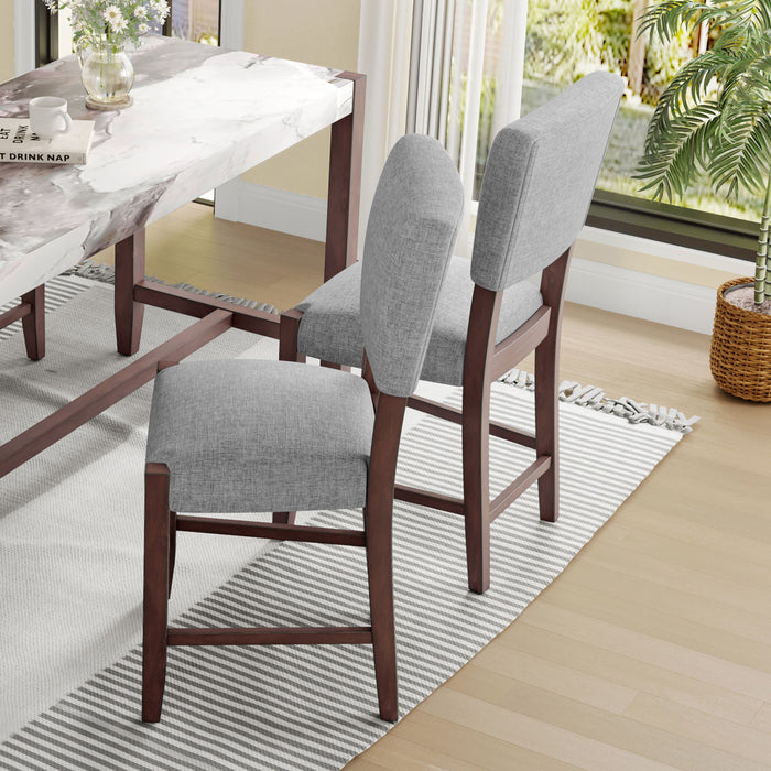 Mid Century Modern Bar Stools, Upholstered Counter Chairs