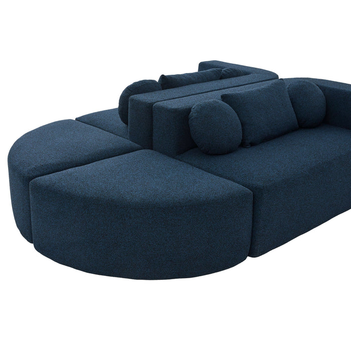 Boneless - Couch Modular Sectional Sofa With Deep Seating And Curved Design