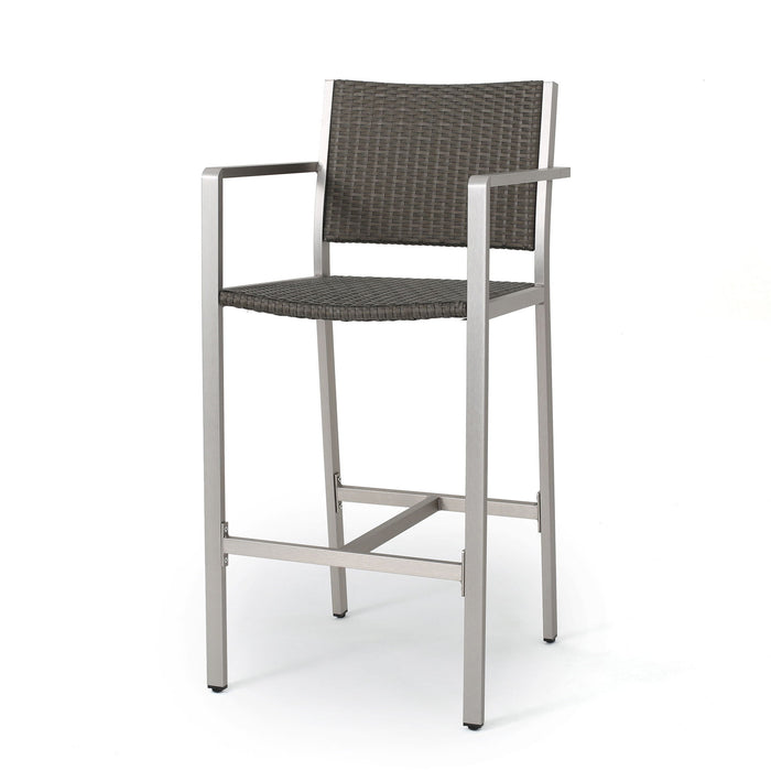 Outdoor Rust Proof Aluminum Barstools (Set of 2)