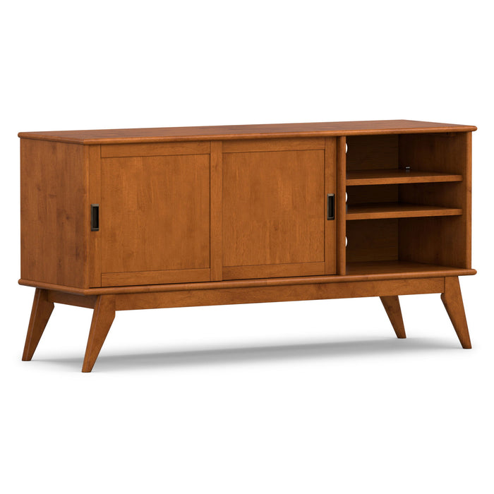 Draper - Handcrafted Mid Century Low TV Media Stand