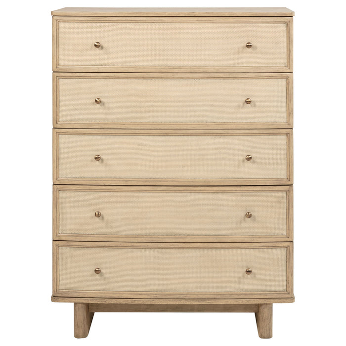 Kimpton - 5 Drawer Bedroom Chest - Beige