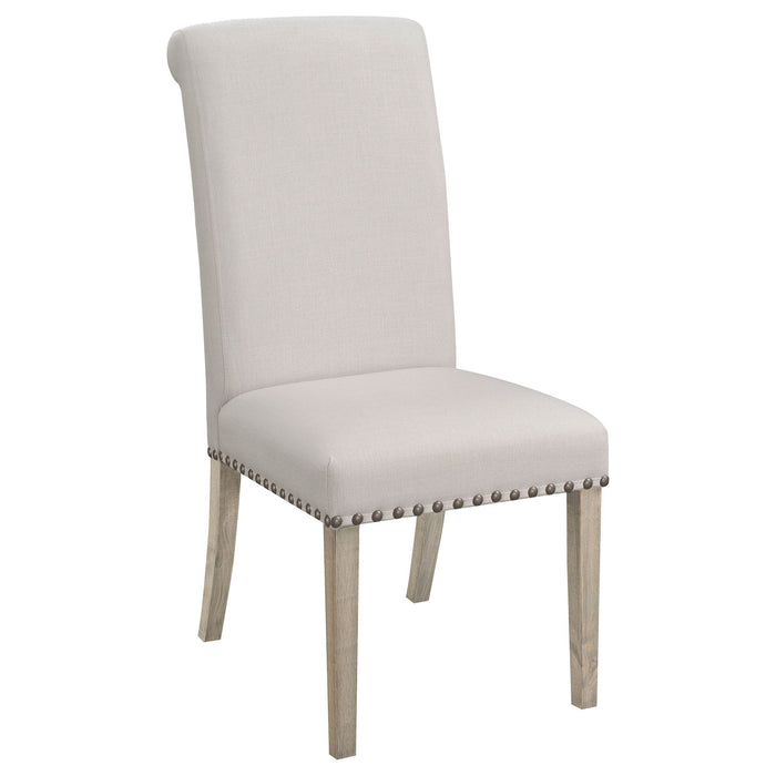 Round Dining Table Set With Upholstered Chairs