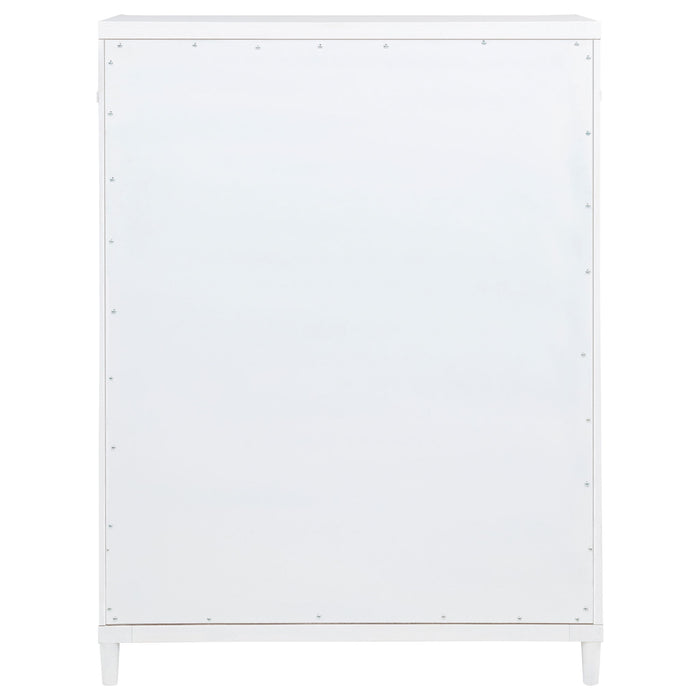 Gracemont 5-drawer Bedroom Chest of Drawers White