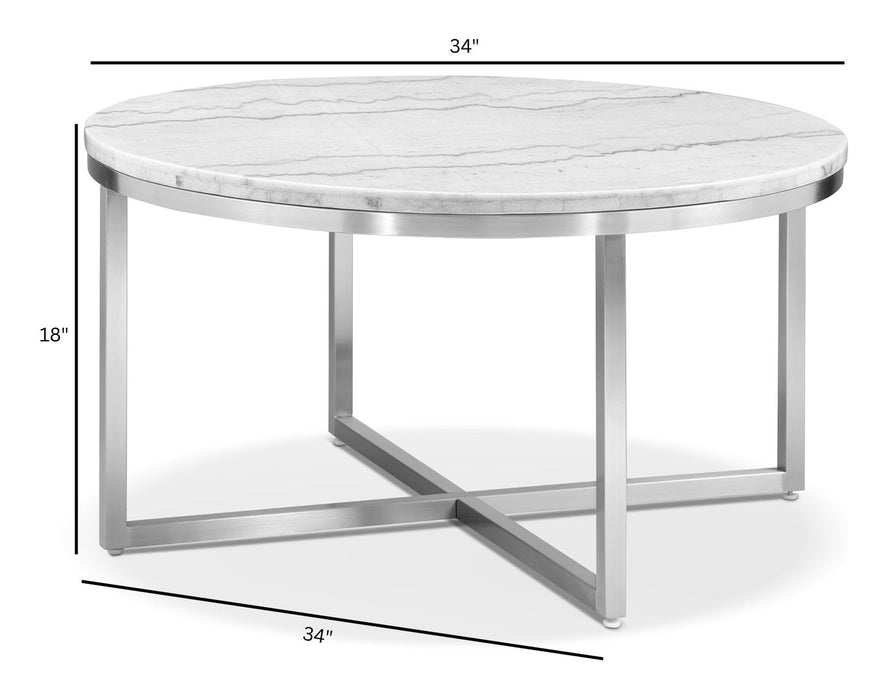 Esme - Round Cocktail Table Set