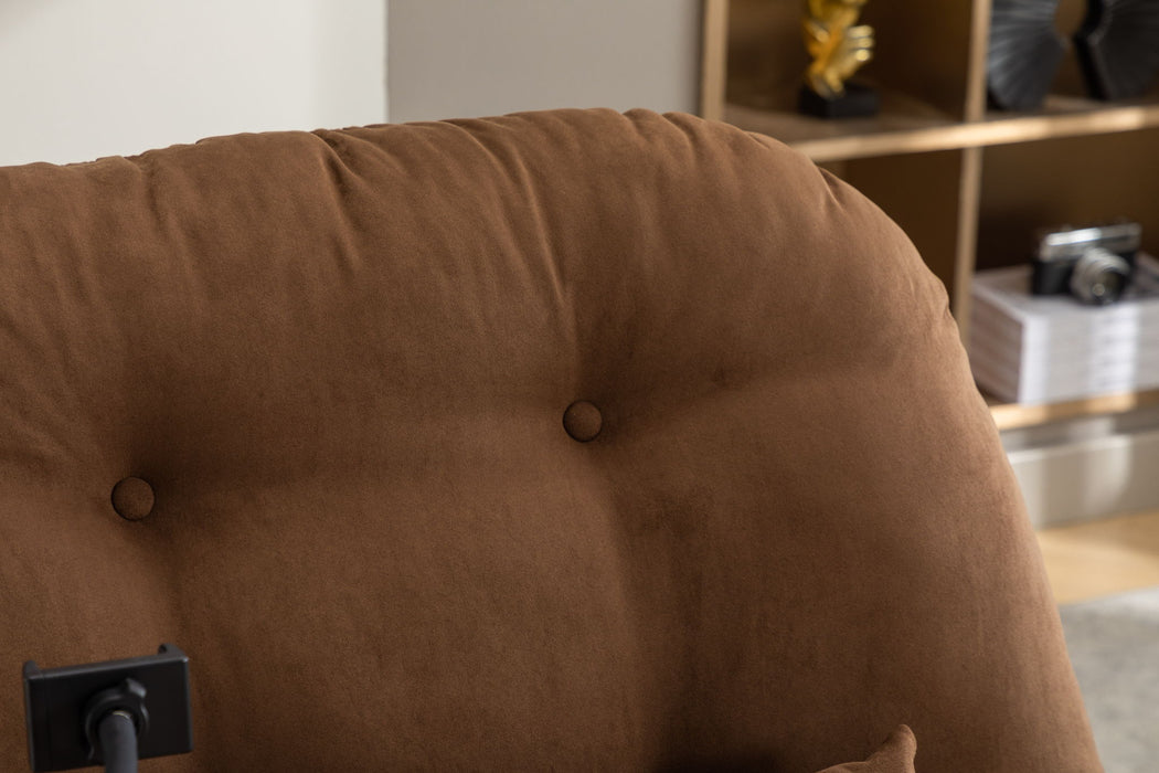 Power Recliner Swivel Glider USB Charger With Bluetooth Music Player, Sleep, Working, Game And Leisure