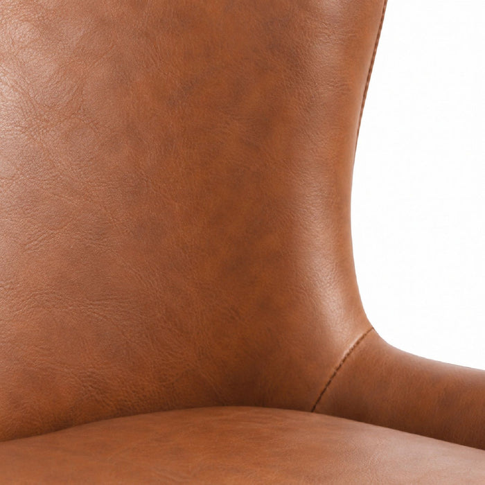Modern Counter Stool With Upholstered Seat