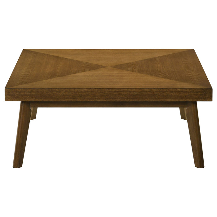 Aidan - 2 Piece Square Coffee And End Table Set - Walnut