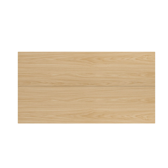 Modern Style 2 In 1 Pet Friendly Dog Crate Kitchen Island End Table Metal Pine - Natural / White