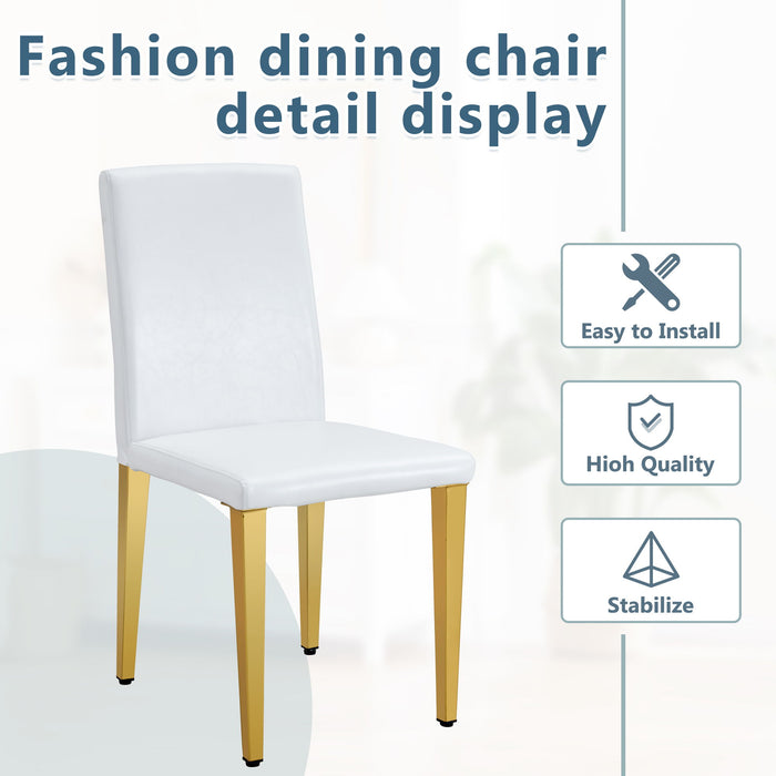 Modern Dining Chairs With Metal Legs