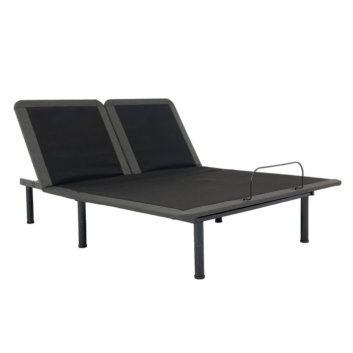 Refresh - 12" Queen Size Flex Head Memory Foam Hybrid Mattress And Adjustable Base Bundle - Blue