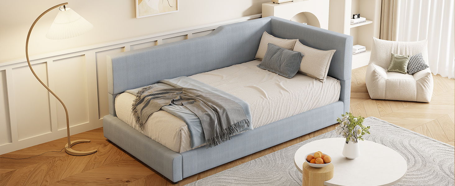 L Shaped Upholstered Daybed