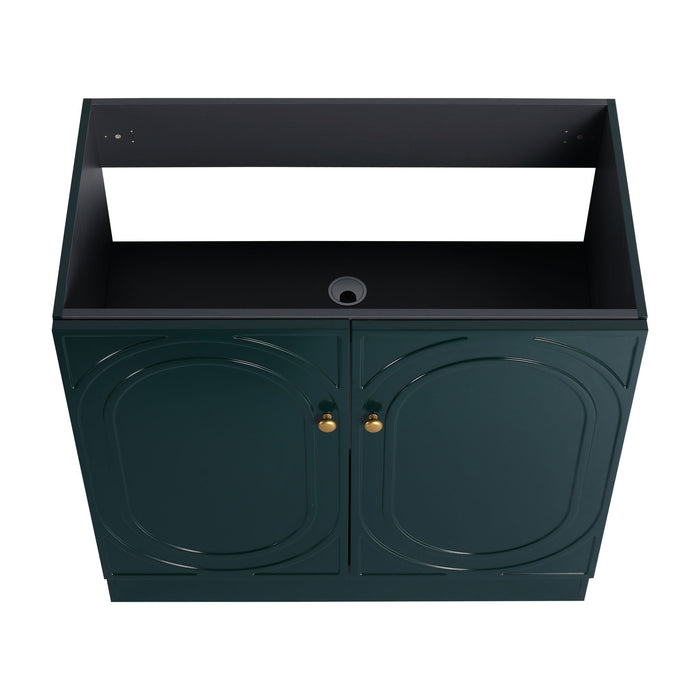 Modern Freestanding Bathroom Vanity With Soft Close Cabinet Doors