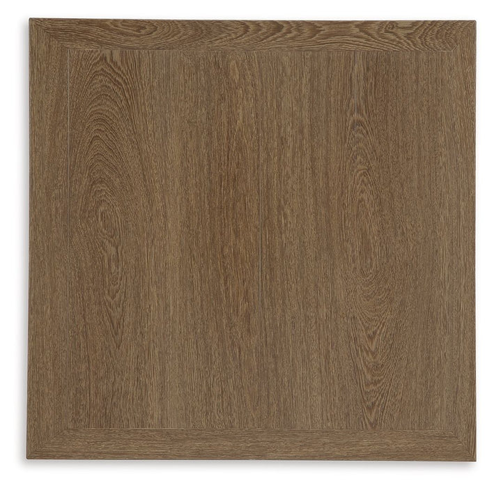 Serene Bay - Square End Table - Dark Brown