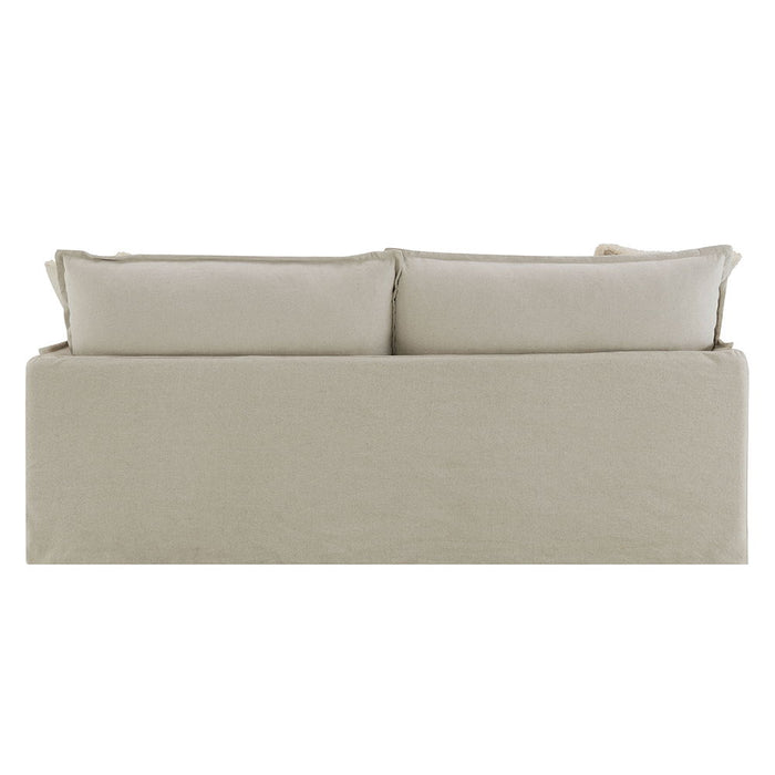 Upendo - Sofa With 2 Pillows - Beige Linen