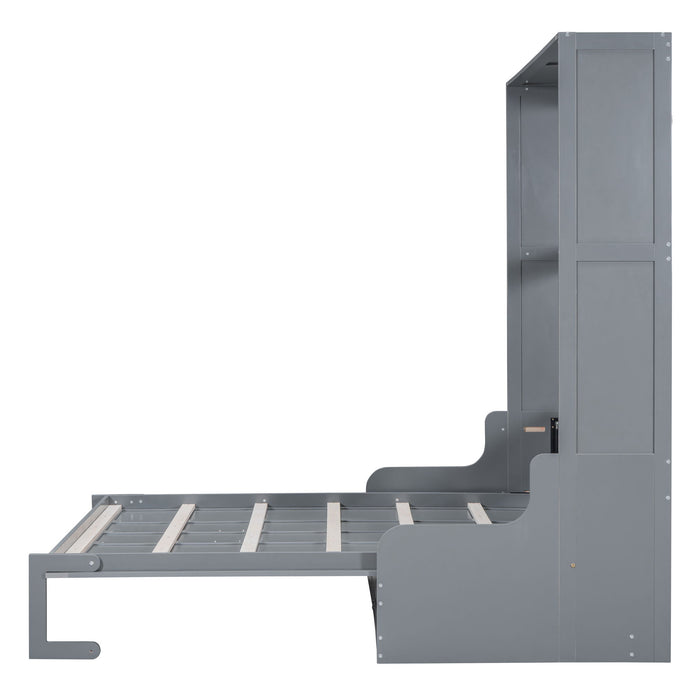 Murphy Wall Bed With Cushion, Space Saving Design, And Construction