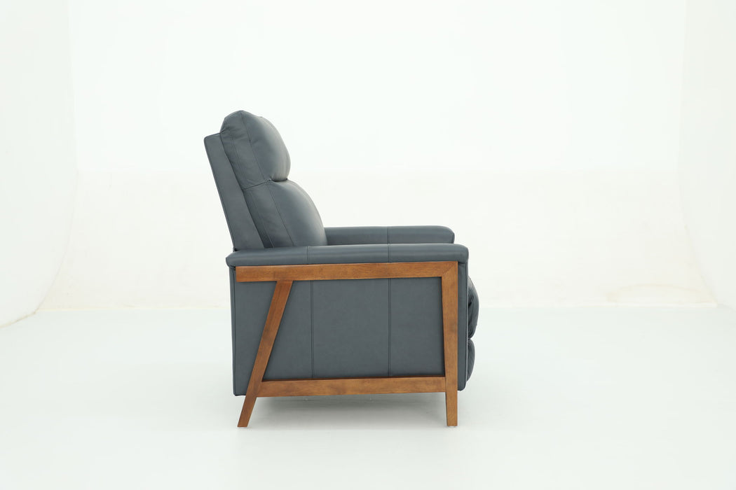Lewiston - Recliner Push Thru The Arm - Santa Fe-Ocean