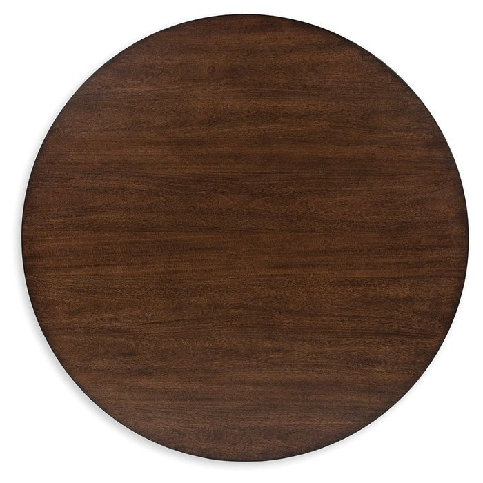 Korestone 2 - Round Cocktail Table - Dark Brown