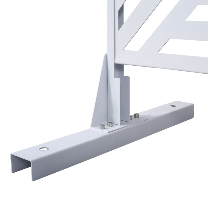 Freestanding Outdoor & Indoor Freestanding Metal Privacy Screen