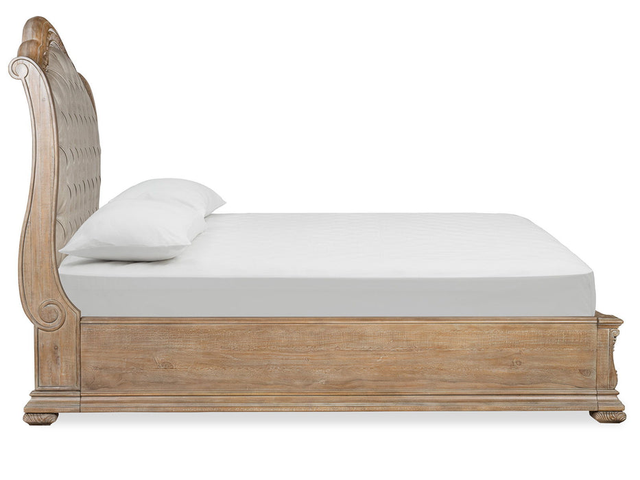 Marisol - Upholstered Sleigh Storage Bed