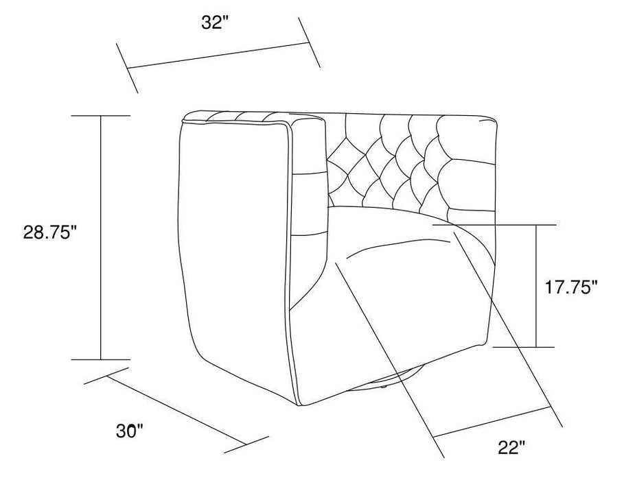 Delaney - Ergonomic Design Swivel Chair
