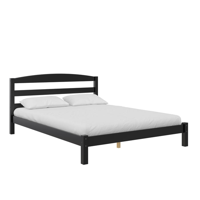 Leighton - Full Size Platform Bed, Low Profile Design - Black