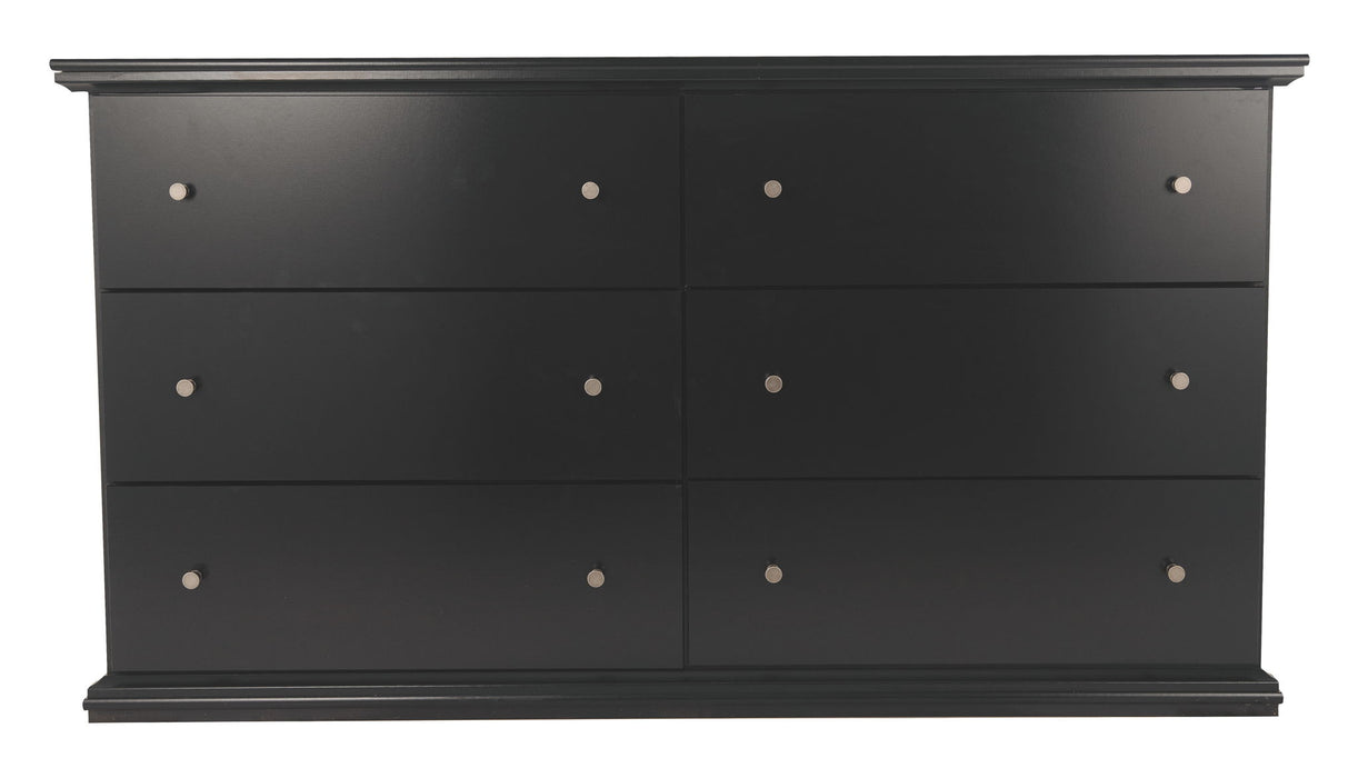 Maribel - Six Drawer Dresser - Black