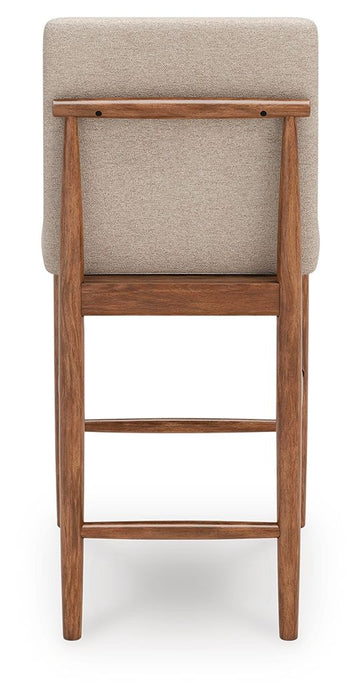 Isanti - Upholstered Barstool (Set of 2) - Light Brown