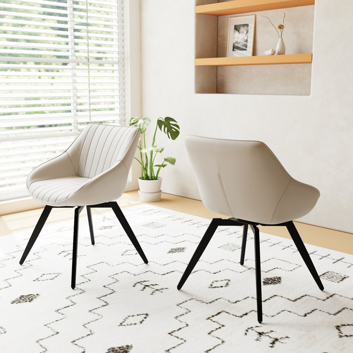 Modern Medieval Kitchen Dining Chair With 360 ° Rotation