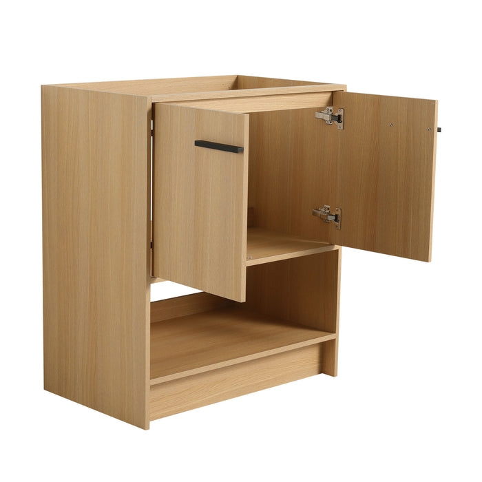 Modern Freestanding Bathroom Vanity With 2 Doors