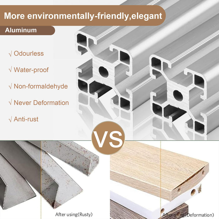 Aluminium Medicine Cabinet Mirror, With 3 Colors LED Light And Defogging Function - Khaki