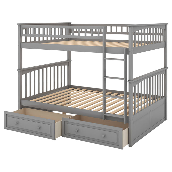 Bunk Bed With Drawers, Convertible Design