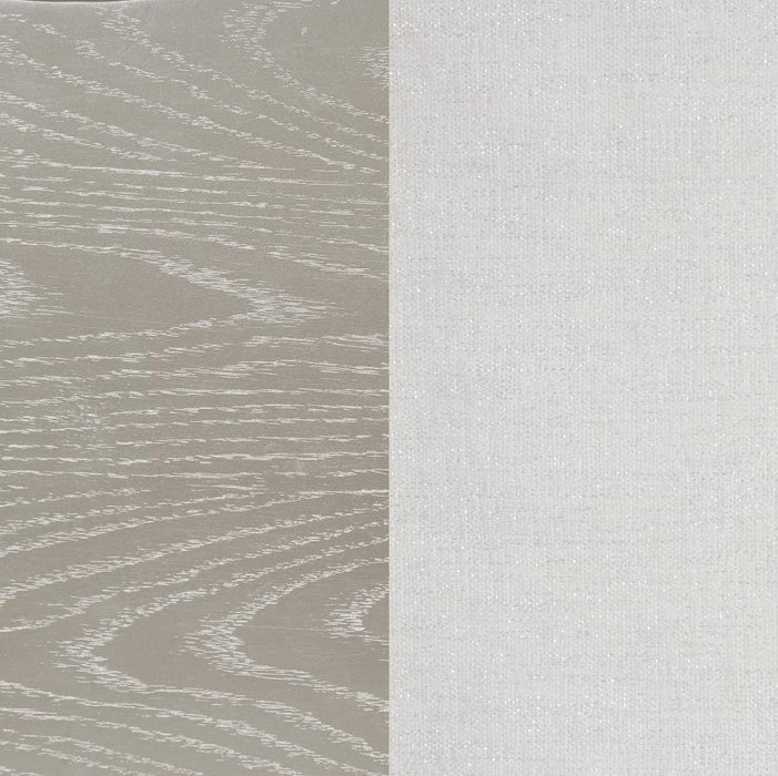 Evangeline - Curved Fabric Upholstered Bench - Silver Oak