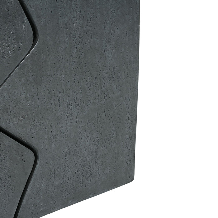 Rectangular Outdoor Indoor Accent Side Table (Set of 2)