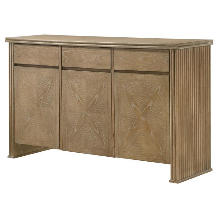 Adina - 2-Door Sideboard Server - Distressed Light Brown