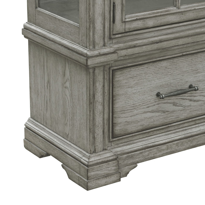 Madison Ridge - China Cabinet - Buff Gray