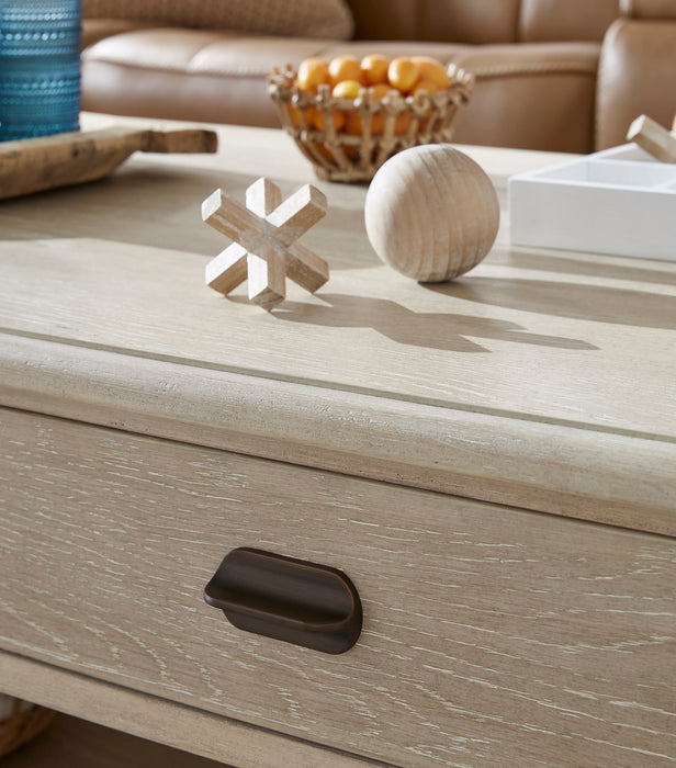 Sunset Cove - Rectangular Cocktail Table With Casters