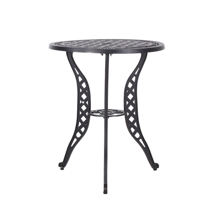 Bono Metal Bistro Set - Black
